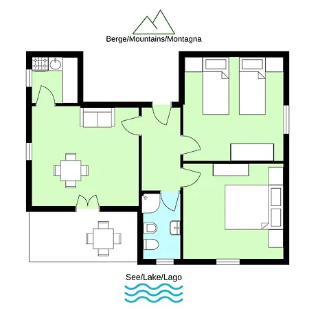Nido Riva - Rondine Apartamento